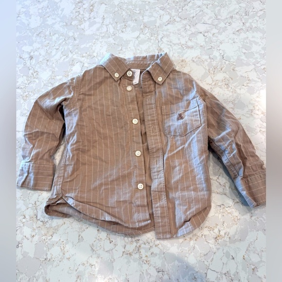GAP Other - Gap, 2T Brown Striped Kids Shirt